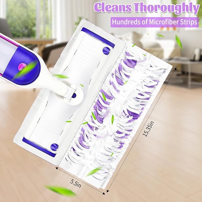 25 Pack Disposable Mop Pads for Swiffer Power Mop Pads, Replacement for Swiffer - Image 2