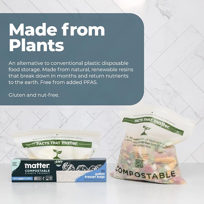 Matter Compostable Gallon Freezer Bags - Image 6