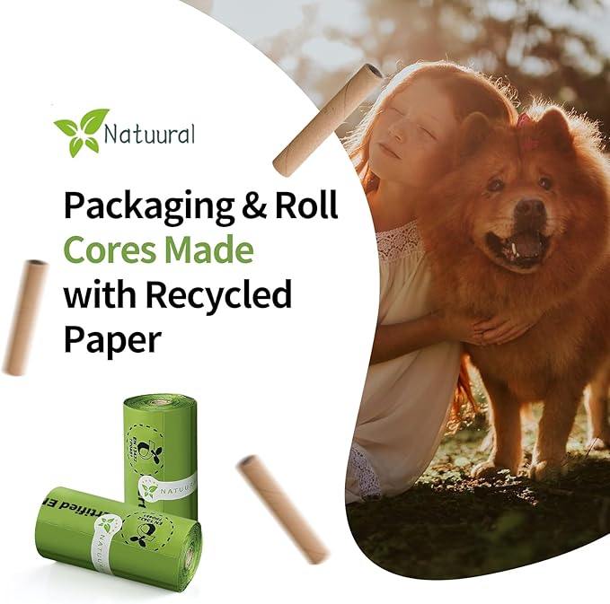 Certified Compostable Dog Poop Bags-270Bags 18Rolls, Poop Bags - Image 6