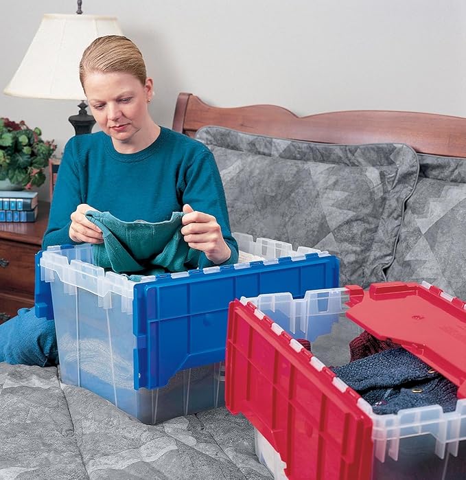 Akro-Mils KeepBox 12 Gallon Storage Container, Nesting and Stackable Plastic - Image 2