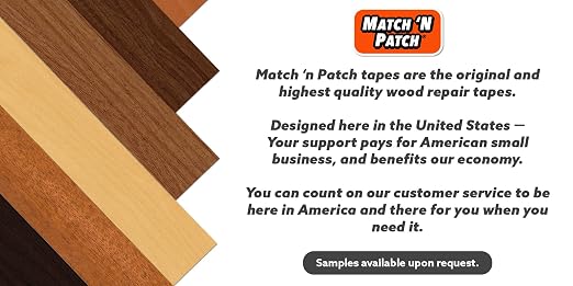 MATCH 'N PATCH Realistic Wood Grain Repair Tape - Image 5