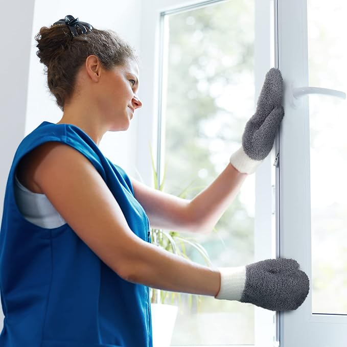 BBTO 3 Pairs Microfiber Dusting Mitt - Image 6