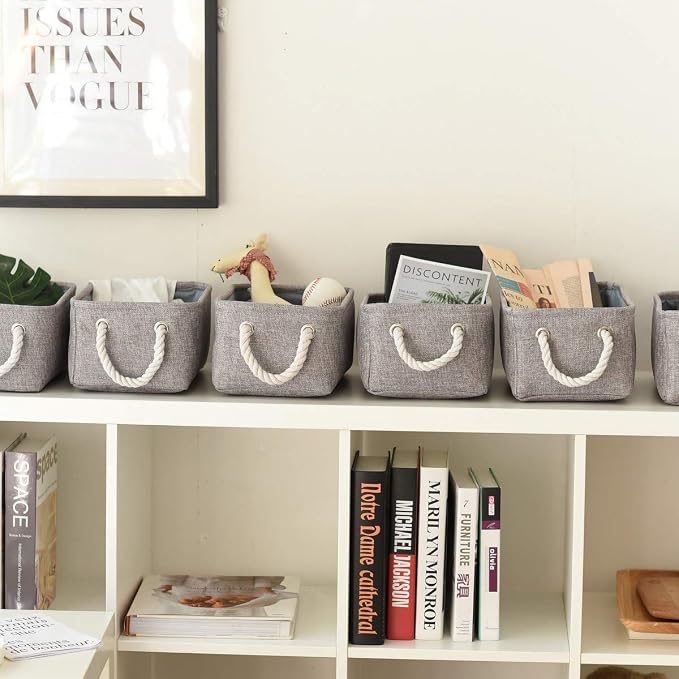 TheWarmHome Foldable Small Storage Baskets - Image 3