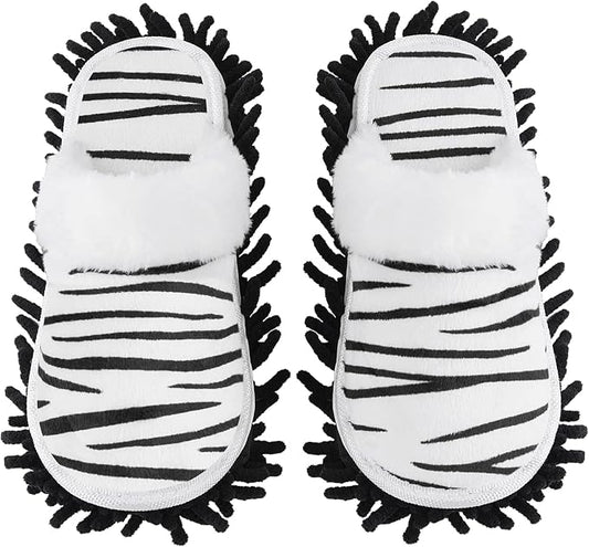 Microfiber Floor Mop Slippers House Dust Cleaning Tool Detachable Washable Shoes by frjjthchy