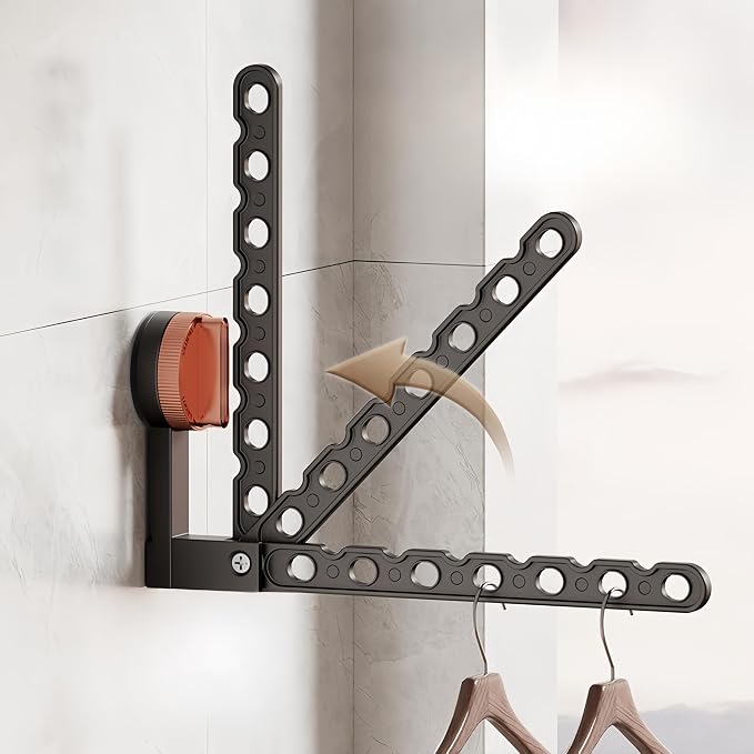 Wall Mounted Clothes Drying Rack, Laundry Dryer Hanger by Unknown