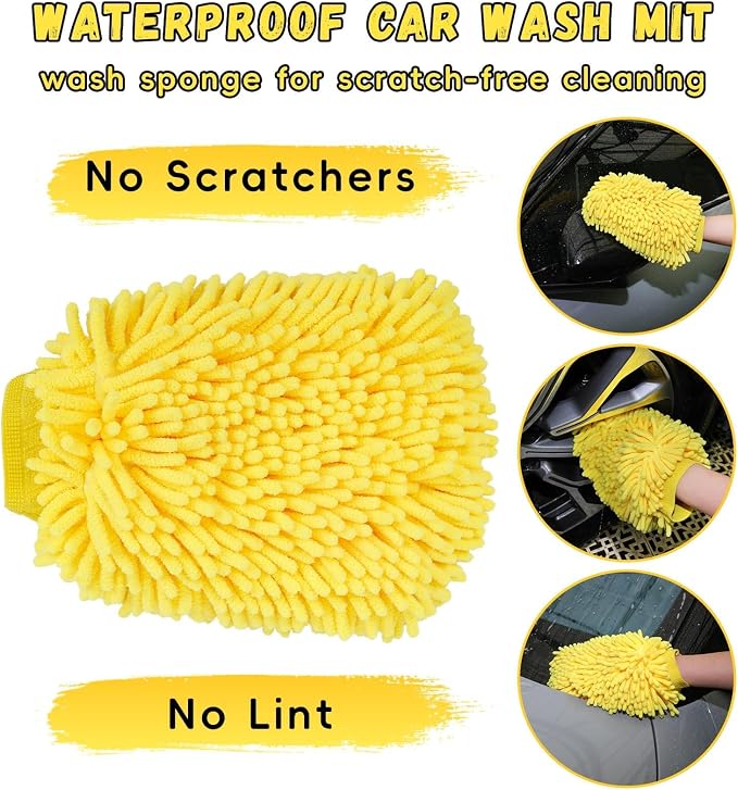 144'' Long Extendable Handle Car RV Wash Brush Kits - Image 7