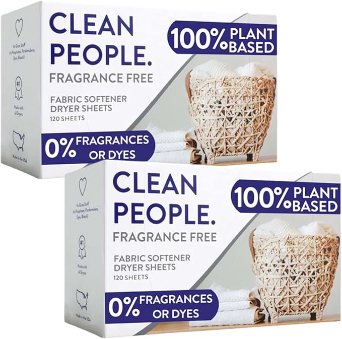 The Clean People Fabric Softener Sheets by CleanPeople