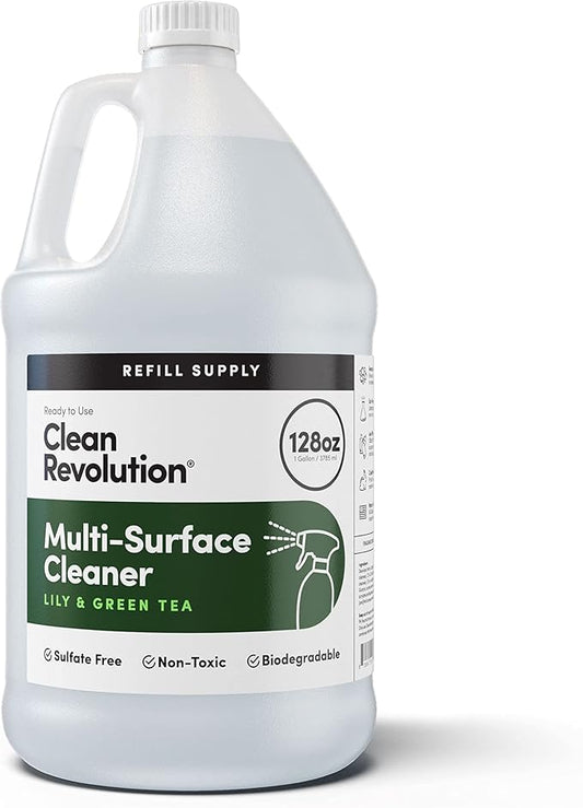 Clean Revolution Multi Surface Cleaner Refill Supply, Eco-Friendly & Plant-Based by CleanRevolution