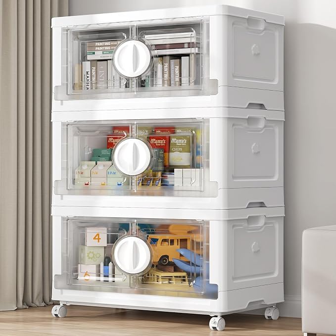 BROVIEW 360Qt Lockable Stackable Storage Bins by BROVIEW-EnjoytheArtofLife
