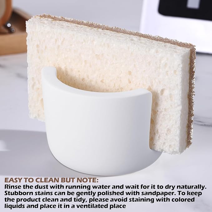 Geelin 2 Pack Diatomite Stone Sponge Holder - Image 7