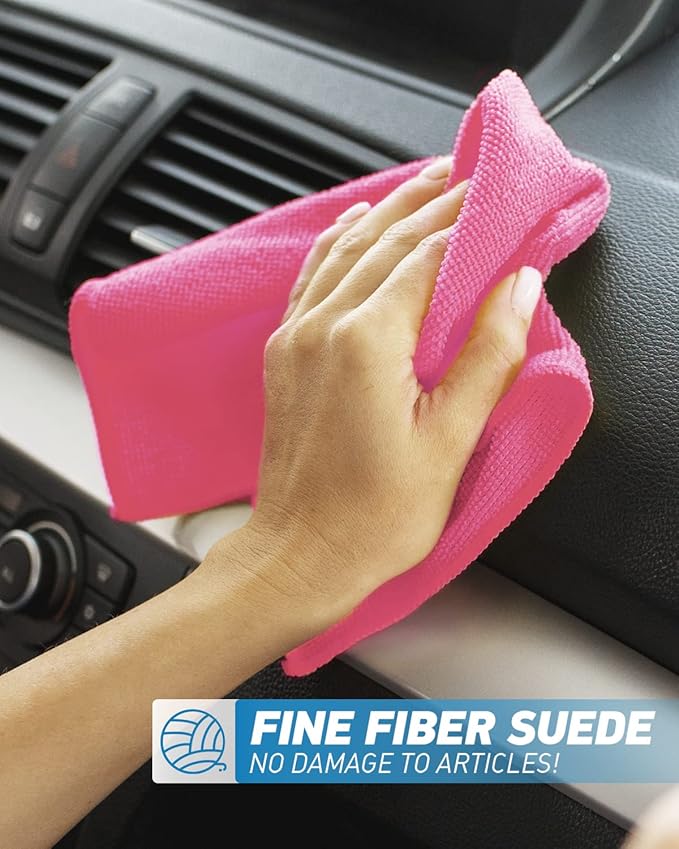 Microfiber Cleaning Cloth-24Pcs Ultra Soft Highly Absorbent Rags - Image 6