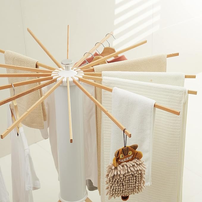 JOOM Tripod Clothes Drying Rack, Garment Rack Portable and Foldable Space