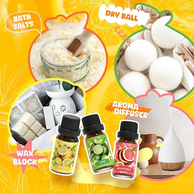 Citrus Essential Oils Set, Fragrance Oil Set - Image 5