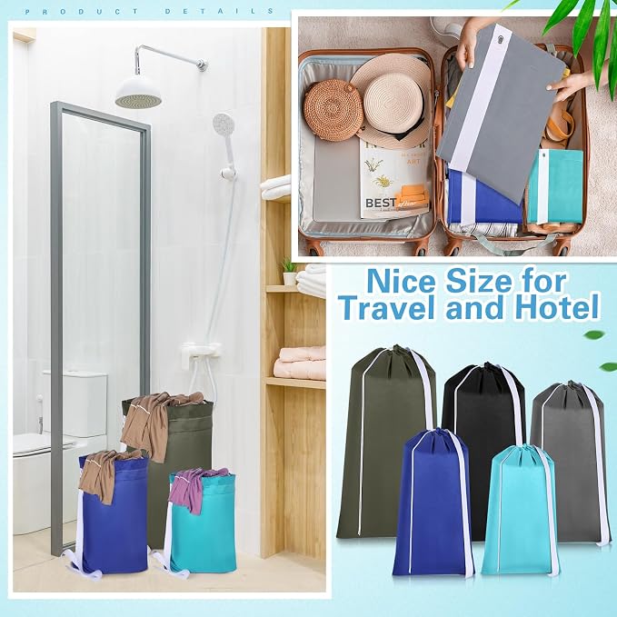 10 Pcs Nylon Extra Large Laundry Bag - Image 6