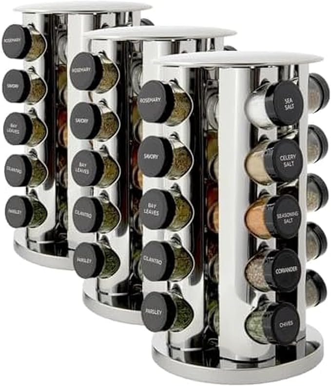 Kamenstein 20 Jar Revolving Countertop Spice Rack by Kamenstein