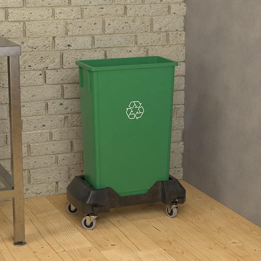 23 Gallon Green Recycle Slim Jim Trash Can - Image 3