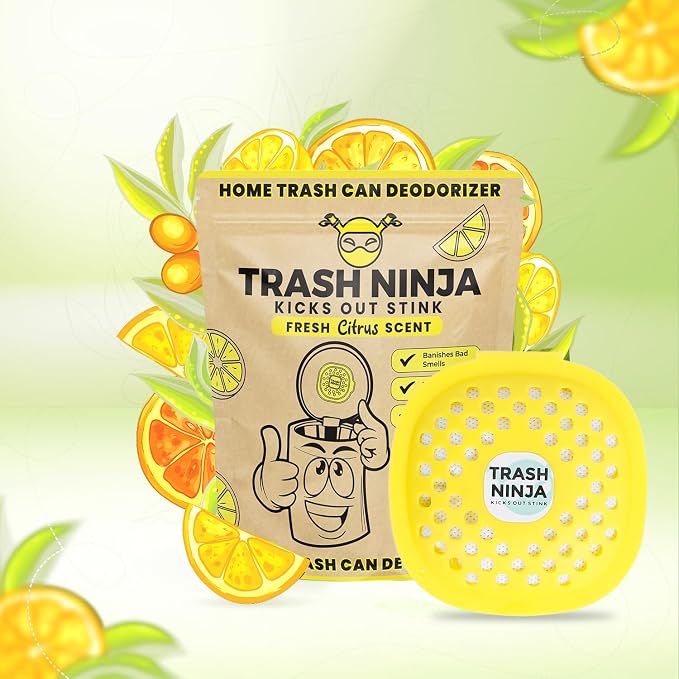 Trash Ninja Trash Odor Eliminator – Long-Lasting Citrus Scent Deodorizer - Image 9