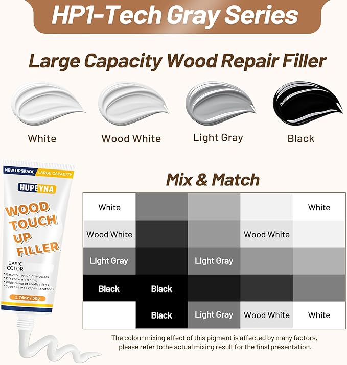 Wood Repair Kit, Wood Furniture Repair Kit, Wood Filler, Wood Putty and - Image 6
