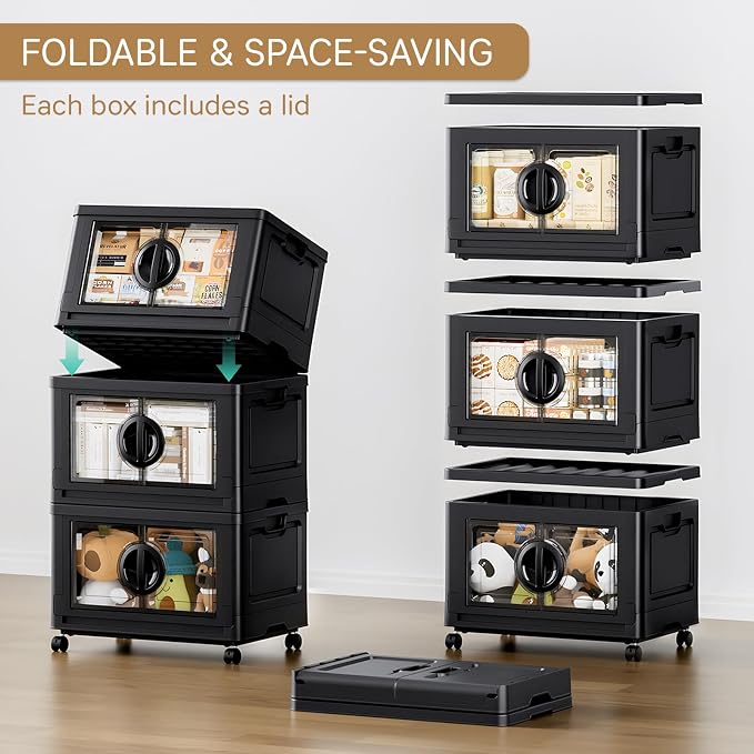 JEKO&JEKO 249Qt Lockable Stackable Storage Bins - Image 4