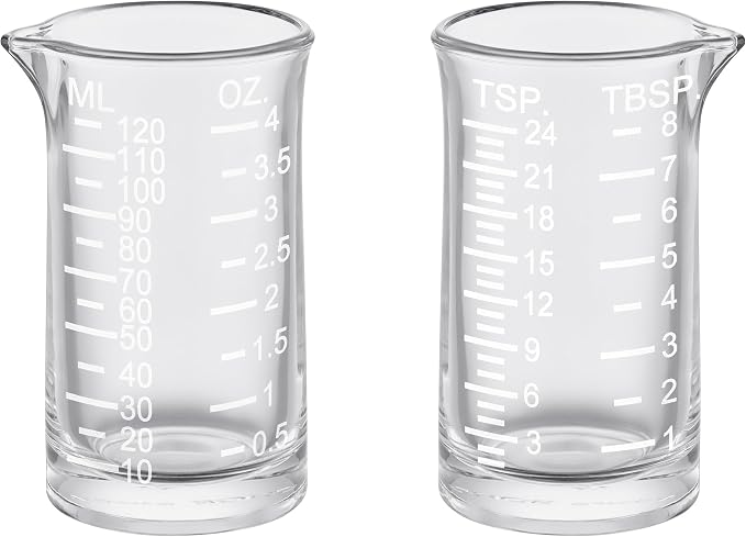 Ackers 4 Oz Glass Measuring Cup, Borosilicate Shot Glass - Image 8