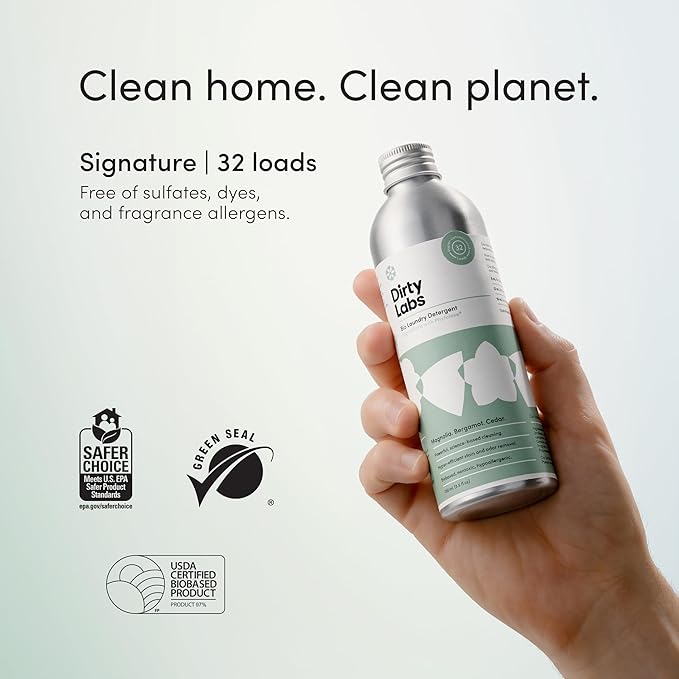 Dirty Labs | Signature Scent | Bio-Liquid Laundry Detergent | 32 Loads | - Image 3