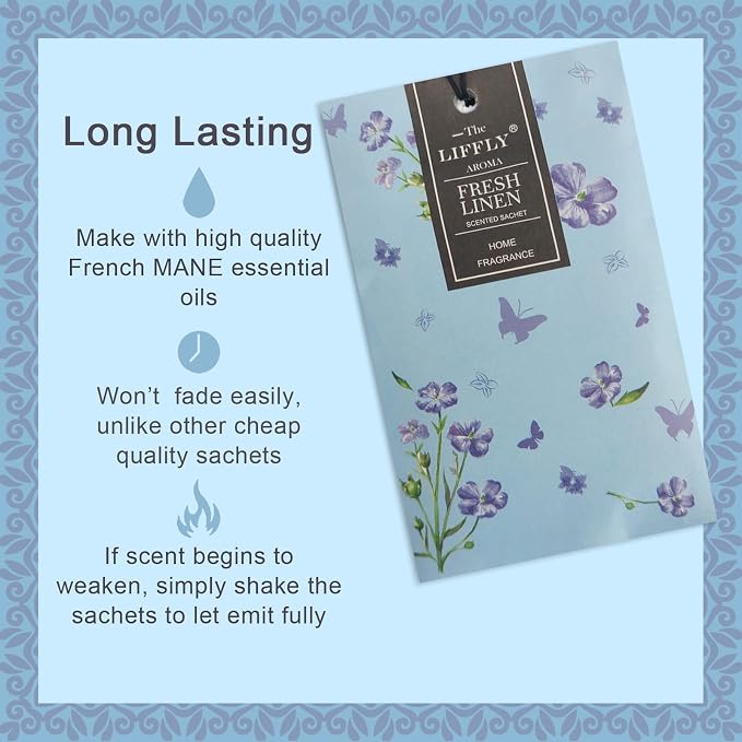 14 PCS Fresh Linen Scented Sachets Bags - Image 2