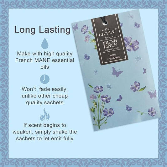 14 PCS Fresh Linen Scented Sachets Bags - Image 2