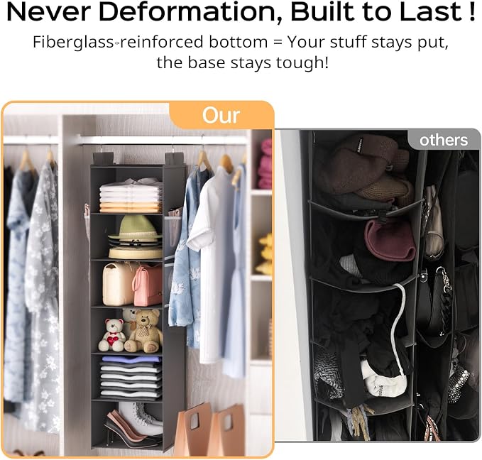 Extra Deep Hanging Closet Organizer - Image 5