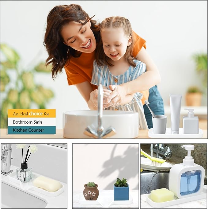 Silicone Bathroom Soap Dishes, Sponge Holder - Image 4
