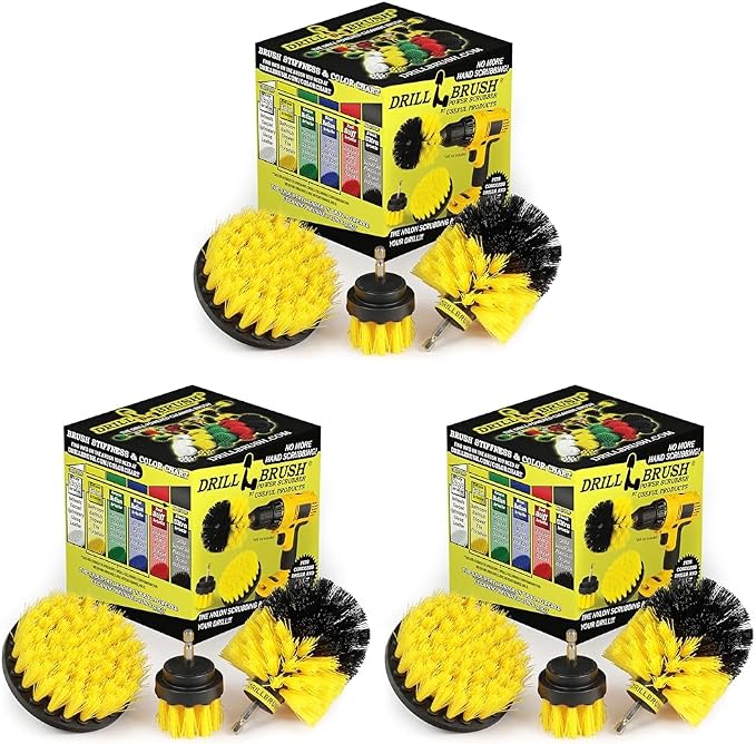 Drillbrush Bathroom Surfaces Tub, Tile & Grout All-Purpose Power Scrubber by Drillbrush
