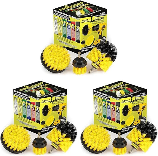 Drillbrush Bathroom Surfaces Tub, Tile & Grout All-Purpose Power Scrubber by Drillbrush