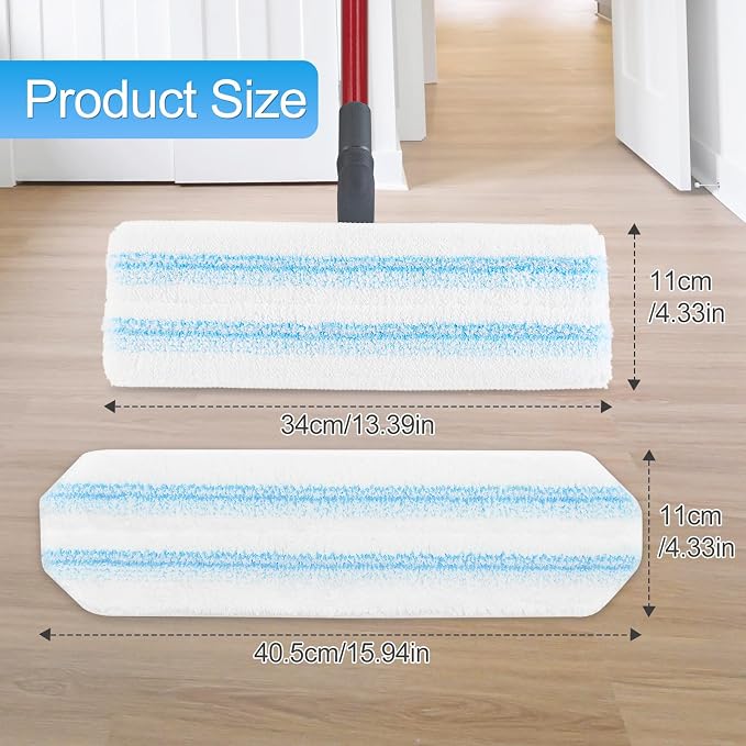 6 Pack Microfiber Replacement Mop Pads - Image 3
