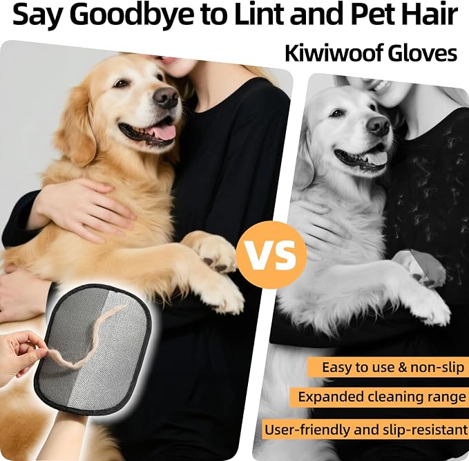 Electrostatic Pet Hair Removal Gloves - Image 2