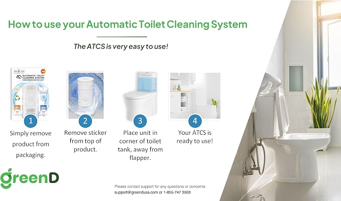 MGICAN Patented Automatic Toilet Cleaning System | Non-Toxic | Bleach Free & - Image 8