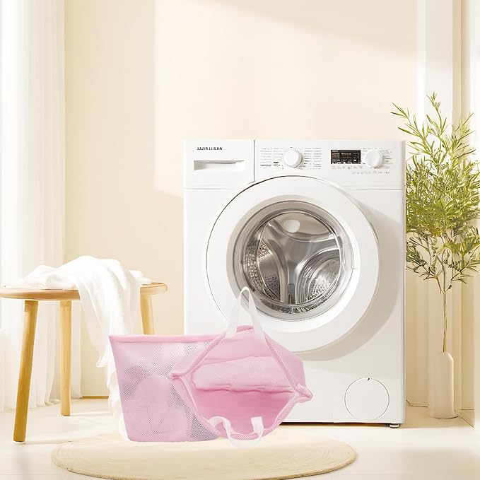 2 Pcs laundry bag with handles mesh laundry bags washing machine laundry totes - Image 4