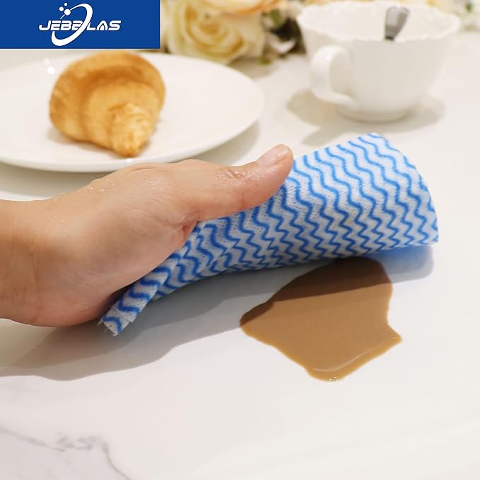 JEBBLAS Handi Wipes Reusable Cloths Dry Cleaning Cloths Dish Towel Kitchen - Image 8