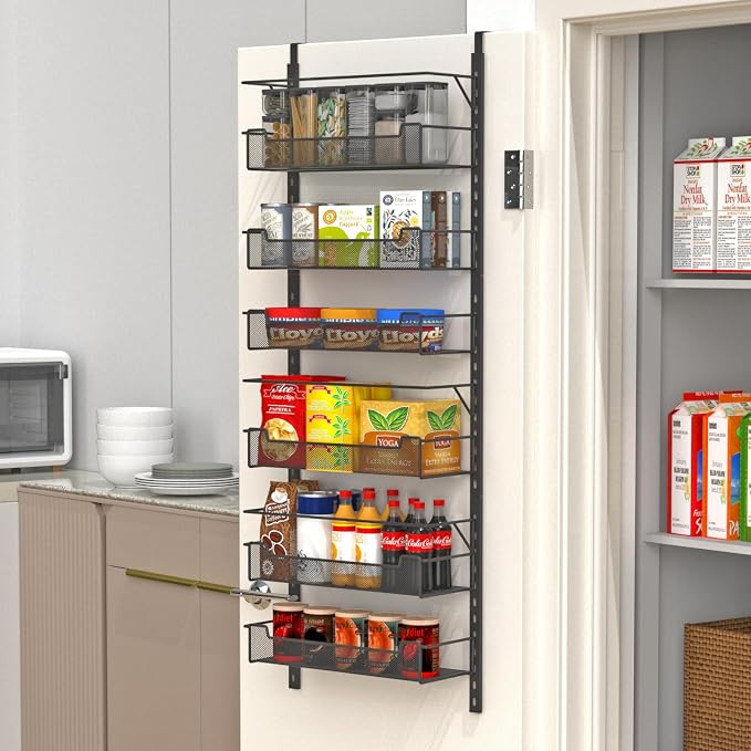 Over the Door Pantry Organizer, 6-Tier Over the Door Organizer - Image 6