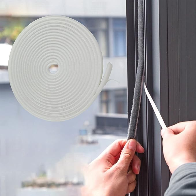 39.4FT Brush Weather Stripping, Neat Pile Self Adhesive Seal Strip by Bruiefpap