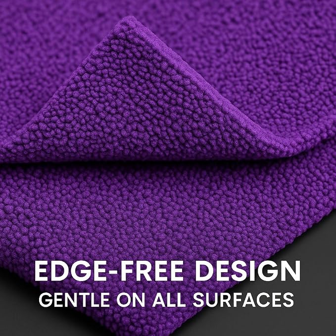 10 Pack Pak Details Edgeless Microfiber Towels - Image 2