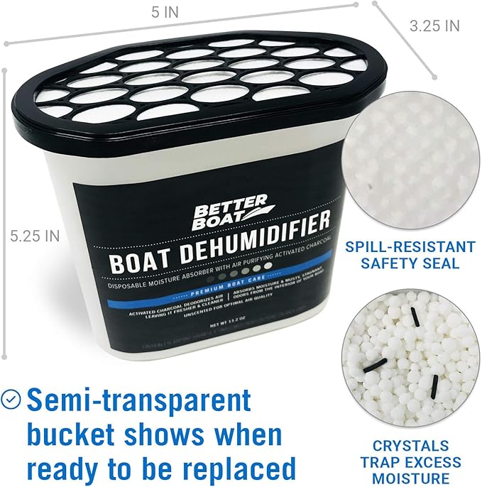 Moisture Absorber and Boat Dehumidifier, Charcoal Odor Remover - Image 6
