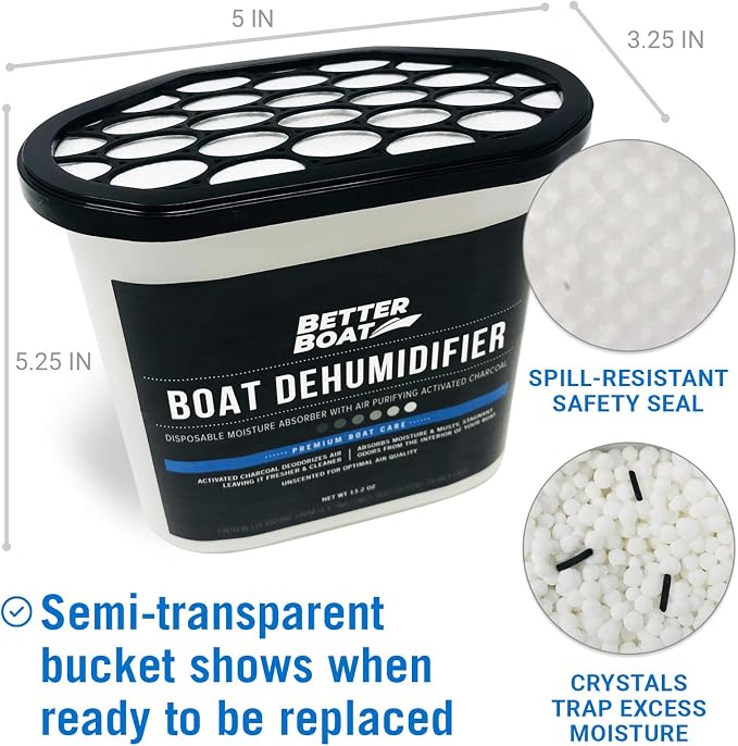 Moisture Absorber and Boat Dehumidifier, Charcoal Odor Remover - Image 5