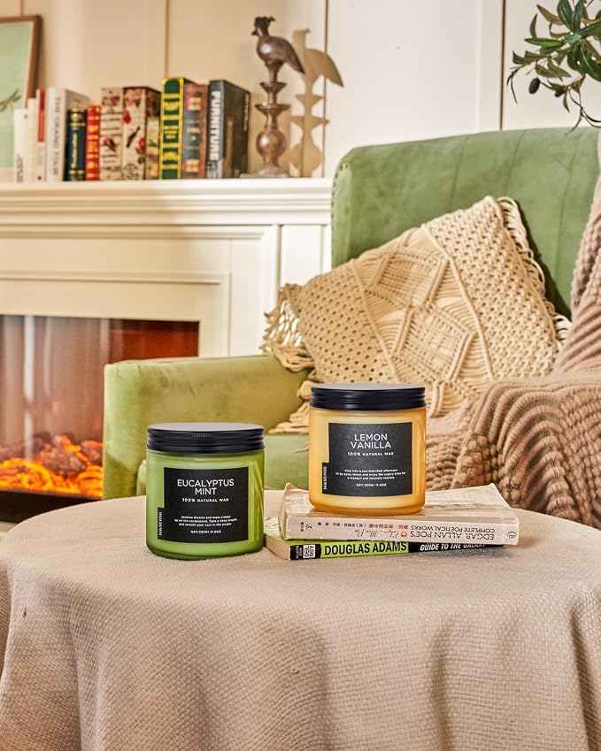 M&SENSE Eucalyptus & Mint Soy Candles - Image 8