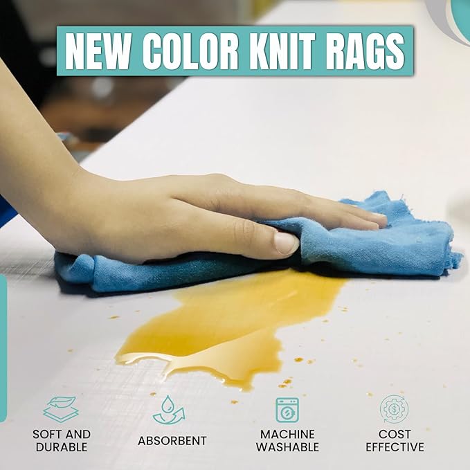 Premium Color Knit Cleaning Rags – Shop Rags Bulk - Image 6