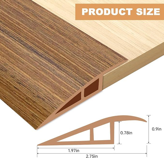 Vinyl Door Threshold Flooring Transition Strip Self Adhesive Carpet Edging Strip - Image 2