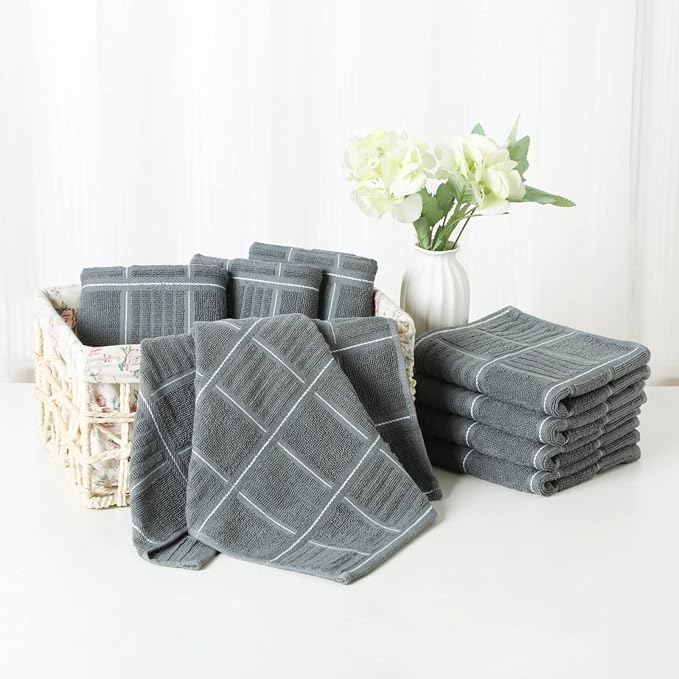 Glynniss Kitchen Towels and Dishcloths Set, Dish Towels and Dish Rags - Image 6