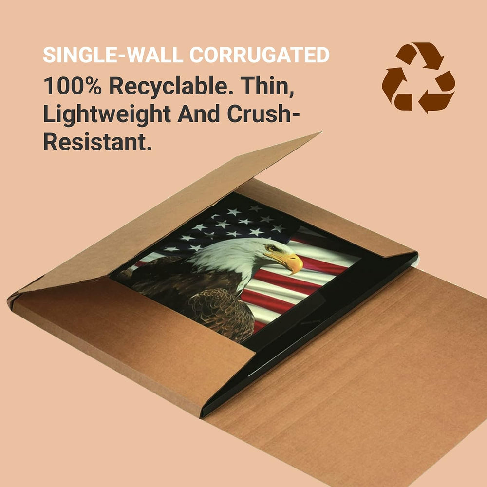 AVIDITI Easy-Fold Corrugated Cardboard Mailing Boxes, 12 1/2"L x 12 1/2&...