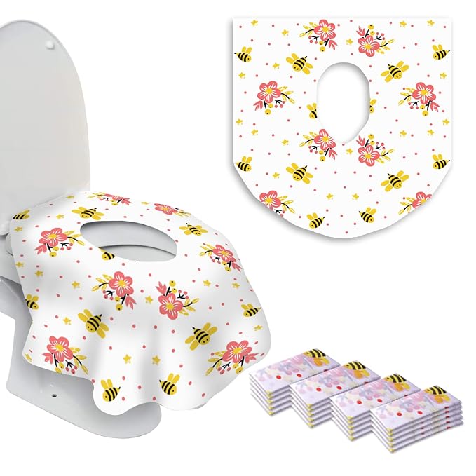 20 Extra Large Toilet Seat Covers Disposable by AlfaDeal