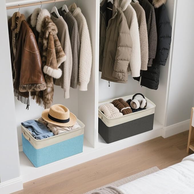 BALEINE 3 Pack Fabric Storage Bins - Image 8