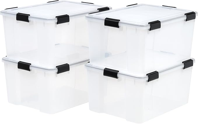 IRIS USA 110559 62.8 Quart Weathertight Plastic Storage Box by IRISUSA