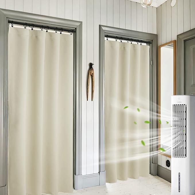 RYB HOME Blackout Curtains for Living Room, Large Window Shades for Bay Window - Image 5